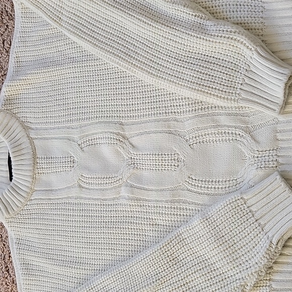 Vero moda Cream Sweater Sz M - Picture 2 of 4